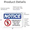 Signmission Exit Sign, Vinyl Decal, 5 in W, 3.5 in H, Emergency Exit Only Not An Entrance Sign With Symbol OS-2PACK-NS-D-35-L-11822 - alternate 3